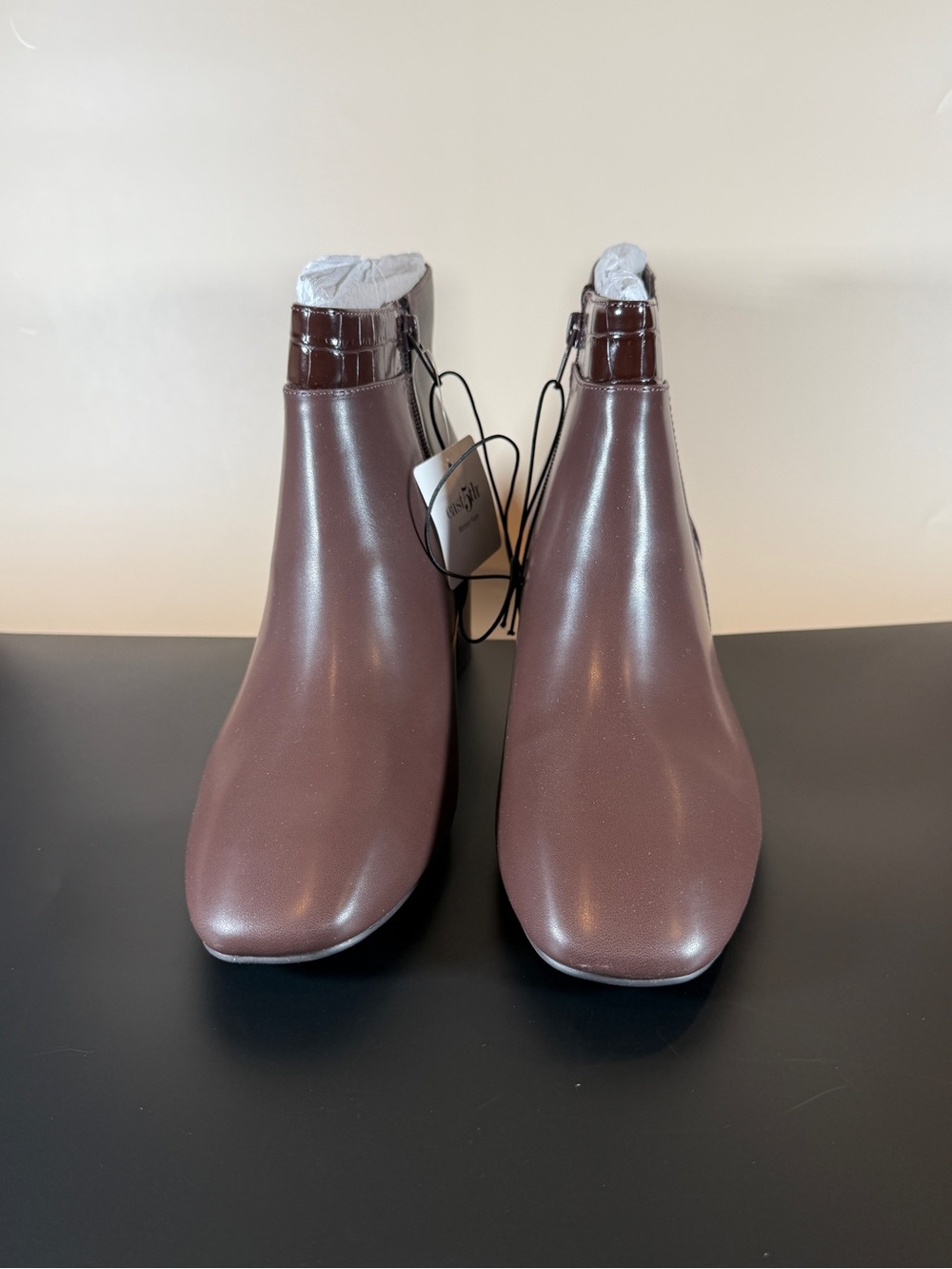 East 5th Women's Dark Brown Ankle Booties